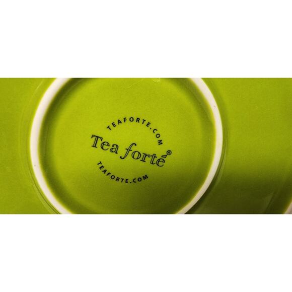 Tea Forte Pugg 24oz Ceramic Teapot Improved Stainless Tea Infuser & Lid - Picture 9 of 9